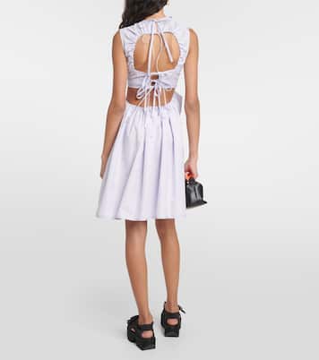 Seero cutout cotton minidress | Cecilie Bahnsen