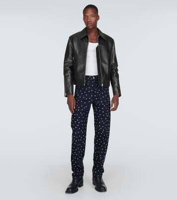 Jeans regular con borchie | Lanvin