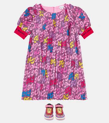 Printed satin dress | Marc Jacobs Kids