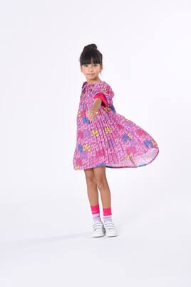 Printed satin dress | Marc Jacobs Kids