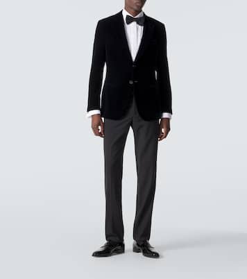 Blazer da smoking in velluto | Giorgio Armani