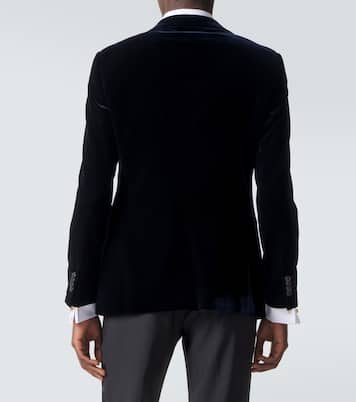 Blazer da smoking in velluto | Giorgio Armani