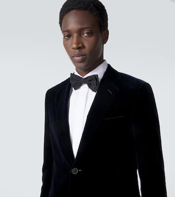 Blazer da smoking in velluto | Giorgio Armani