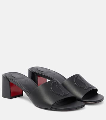 So CL 55 embossed leather mules | Christian Louboutin