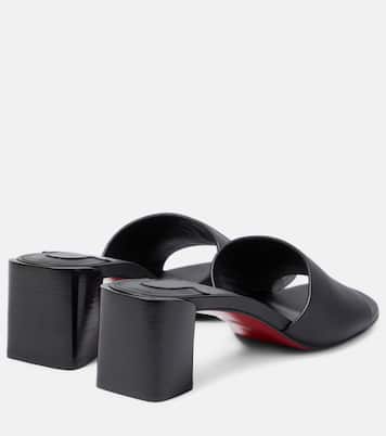 So CL 55 embossed leather mules | Christian Louboutin