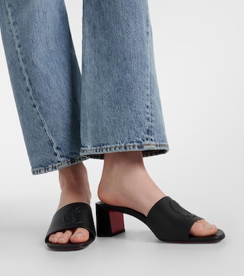 So CL 55 embossed leather mules | Christian Louboutin