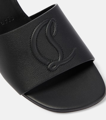 So CL 55 embossed leather mules | Christian Louboutin