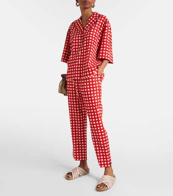 Hot Cross Bizz ribbon sandals | Christian Louboutin