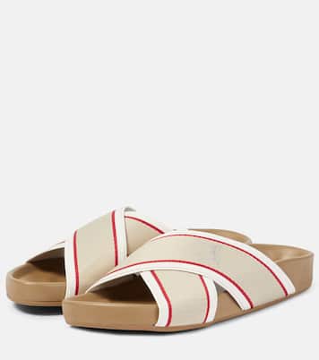 Hot Cross Bizz ribbon sandals | Christian Louboutin