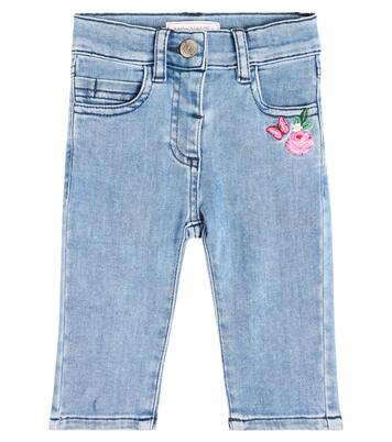 Baby embroidered jeans | Monnalisa