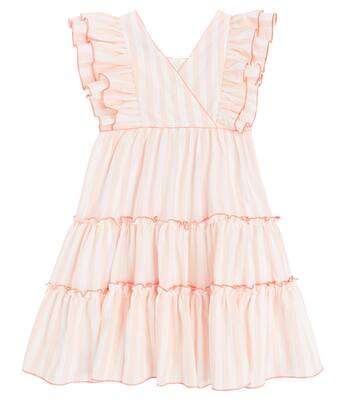 Striped ruffled dress | Tartine et Chocolat