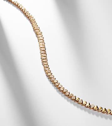 Halskette aus 18kt Gelbgold mit Diamanten | Shay Jewelry