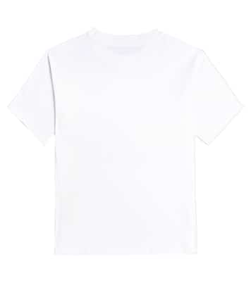 T-shirt in jersey di cotone con logo | Balmain Kids