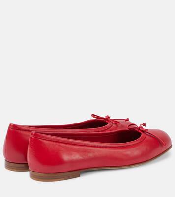 Veralli Verona leather ballet flats | Manolo Blahnik