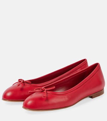 Veralli Verona leather ballet flats | Manolo Blahnik