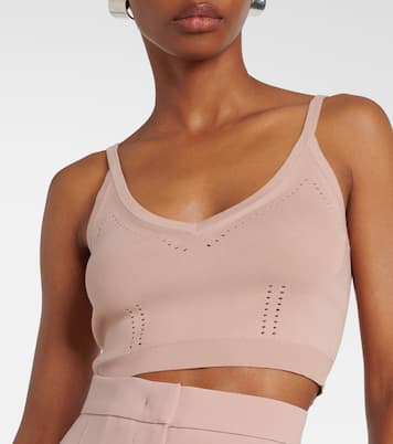 Cropped-Top aus Strick | Max Mara