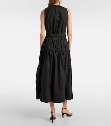 White Label - Abito midi Libby in popeline | Proenza Schouler