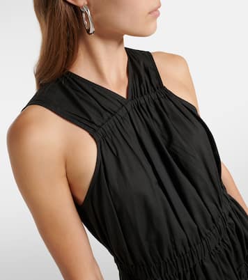 White Label - Abito midi Libby in popeline | Proenza Schouler