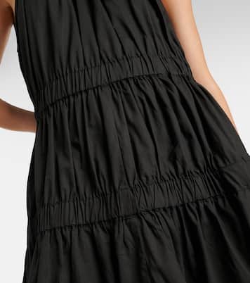 White Label - Abito midi Libby in popeline | Proenza Schouler