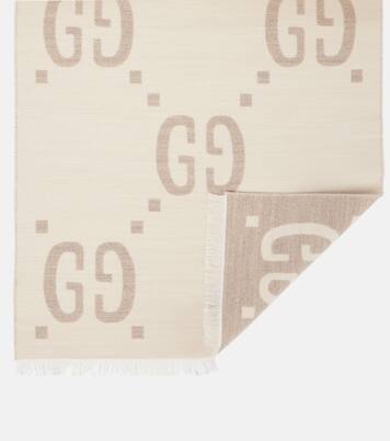 GG wool and silk scarf | Gucci