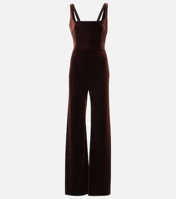 Jumpsuit Vesper aus Samt | Galvan