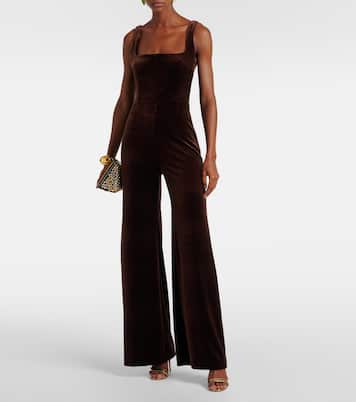 Jumpsuit Vesper aus Samt | Galvan