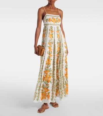 Robe longue Tropical Lightness en coton | Farm Rio