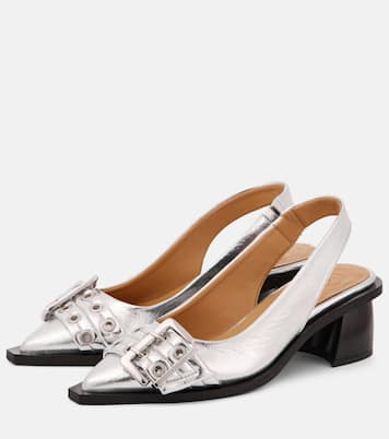 Escarpins en cuir synthétique | Ganni