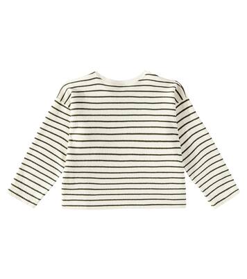 Gaya striped cotton-blend sweatshirt | Bonpoint