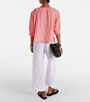 Top aus Leinen | Velvet