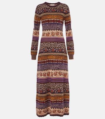 Robe longue Paloma en jacquard | Ulla Johnson