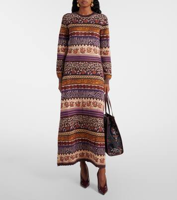 Robe longue Paloma en jacquard | Ulla Johnson