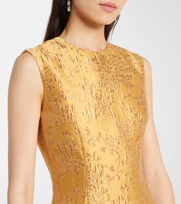 Robe midi Mara en jacquard à fleurs | Emilia Wickstead