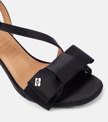 Bow-detail slingback pumps | Ganni