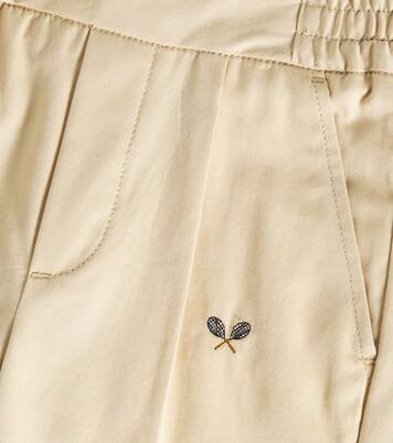 Christian embroidered cotton Bermuda shorts | Bonpoint