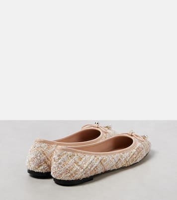 Elme花呢芭蕾舞平底鞋 | Jimmy Choo