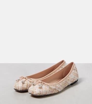 Elme花呢芭蕾舞平底鞋 | Jimmy Choo