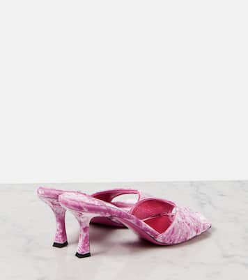 Pantoletten Skye 70 aus Samt | Jimmy Choo