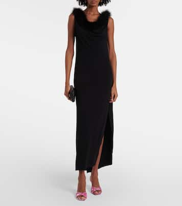 Pantoletten Skye 70 aus Samt | Jimmy Choo