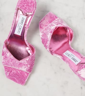 Pantoletten Skye 70 aus Samt | Jimmy Choo