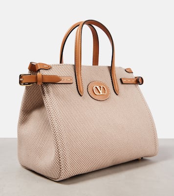 Antibes Small canvas tote bag | Valentino Garavani