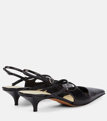 Slash leather slingback pumps | Proenza Schouler