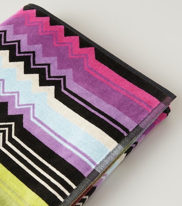 Giacomo Zigzag cotton bath sheet | Missoni