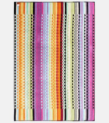 Giacomo Zigzag cotton bath sheet | Missoni