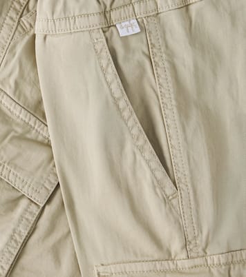 Cotton gabardine cargo shorts | Il Gufo