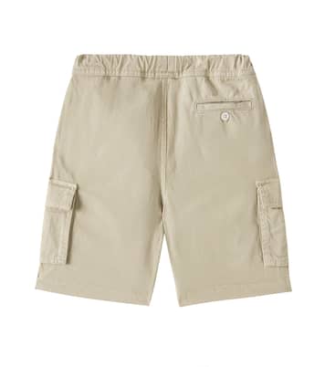 Cotton gabardine cargo shorts | Il Gufo