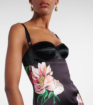 Midikleid aus Satin | Dolce&Gabbana