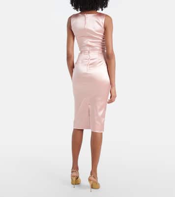 Midikleid aus Satin | Dolce&Gabbana