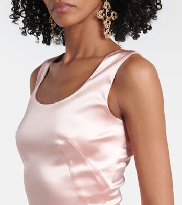 Midikleid aus Satin | Dolce&Gabbana