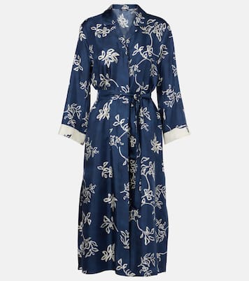 Bedrucktes Wickelkleid Timeo aus Twill | 'S Max Mara